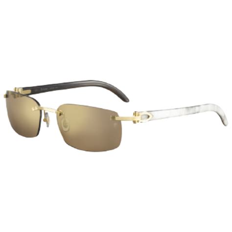 cartier buffalo sunglasses cheap|cartier white buffalo horn sunglasses.